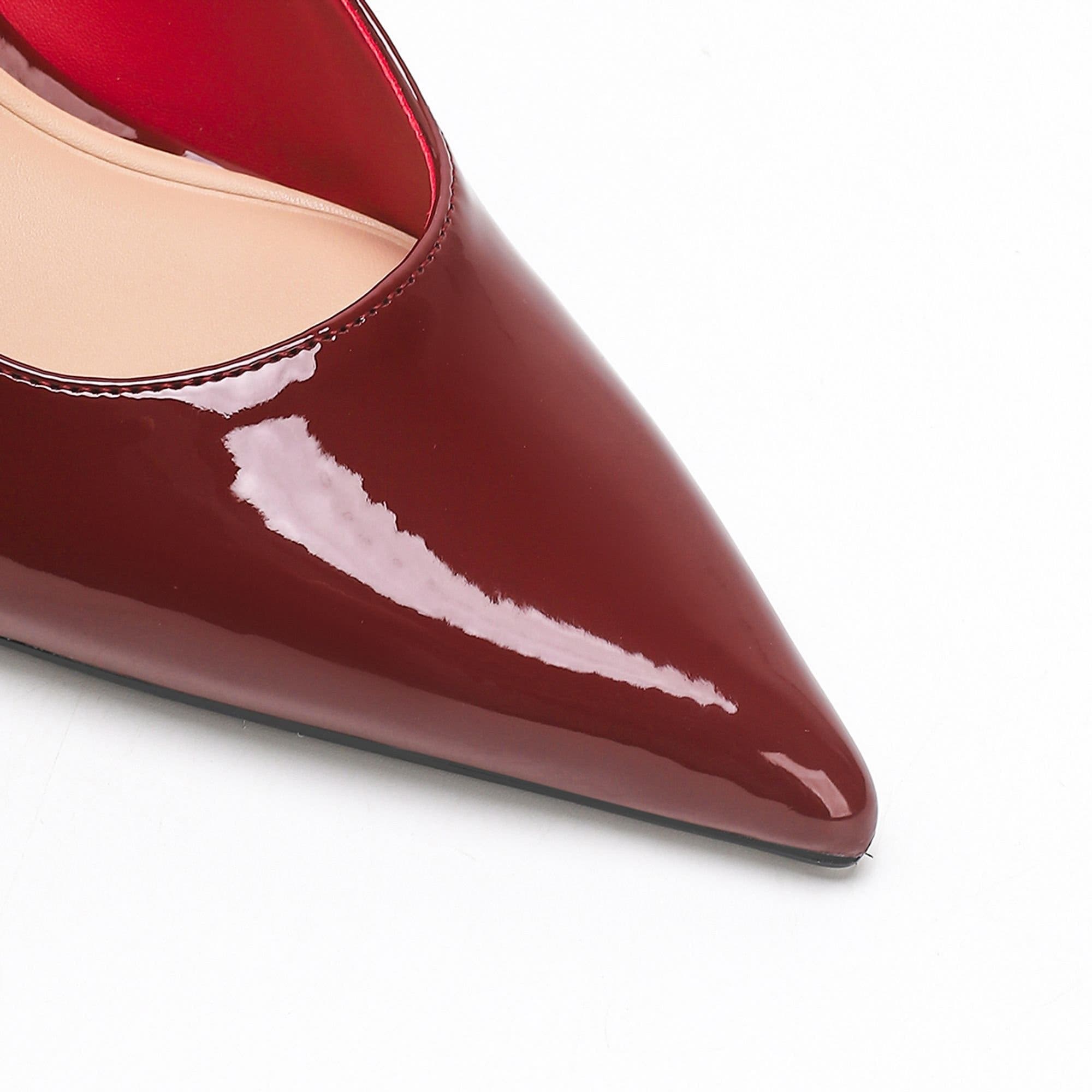 Quinn Heels, Alternate, color, Maroon