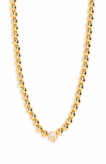 BaubleBar Pisa Cubic Zirconia Beaded Necklace