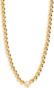 BaubleBar Pisa Cubic Zirconia Beaded Necklace