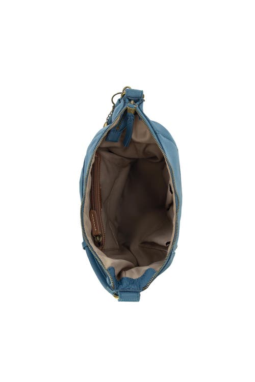 The Sak Sequoia Hobo Leather Bag In Blue