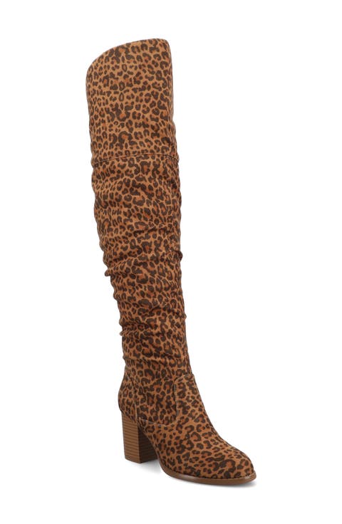 JOURNEE Kaison Ruched Tall Boot (Women)