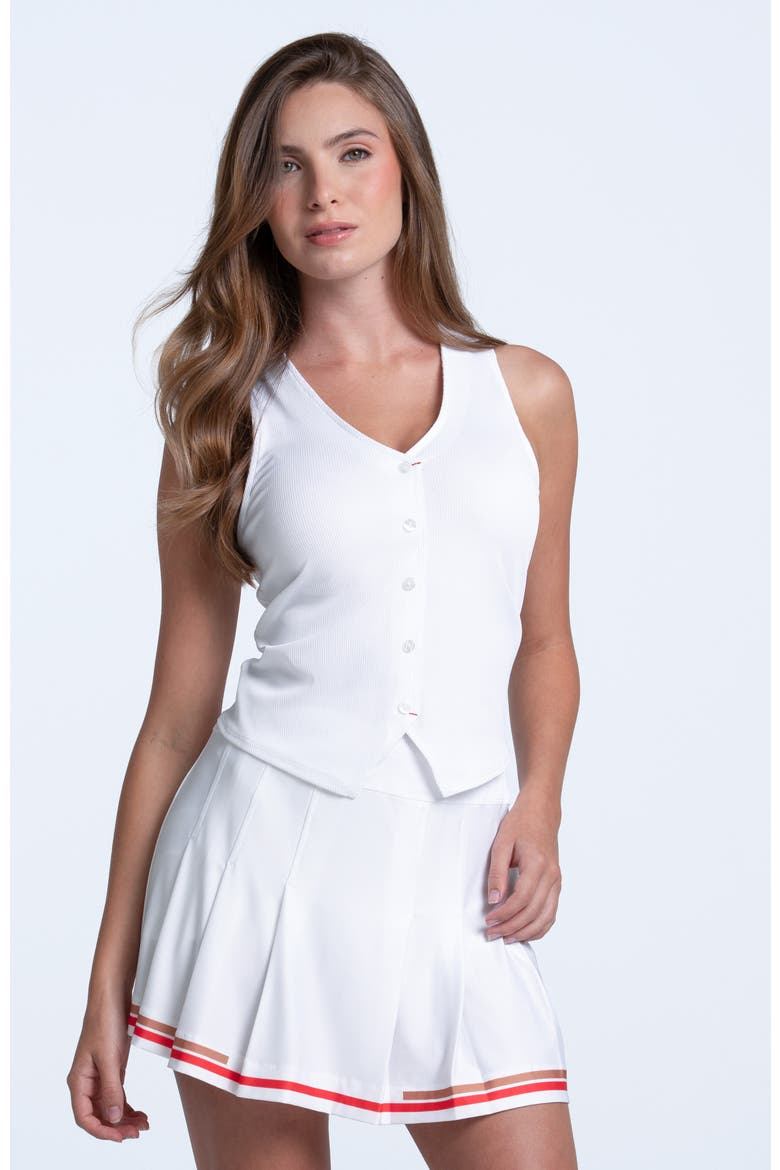 Womens' Vest Tank, Main, color, White