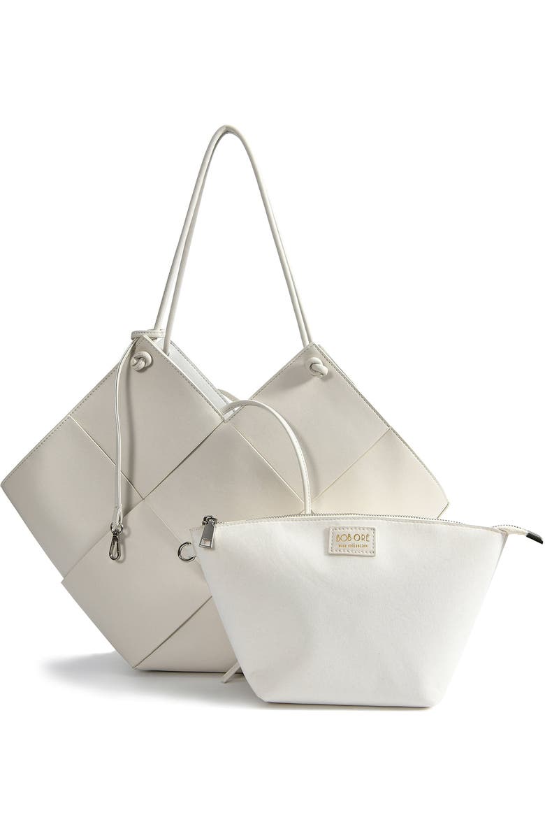 Bob Oré Blue Collection Taylor Tote, Main, color, Off-White
