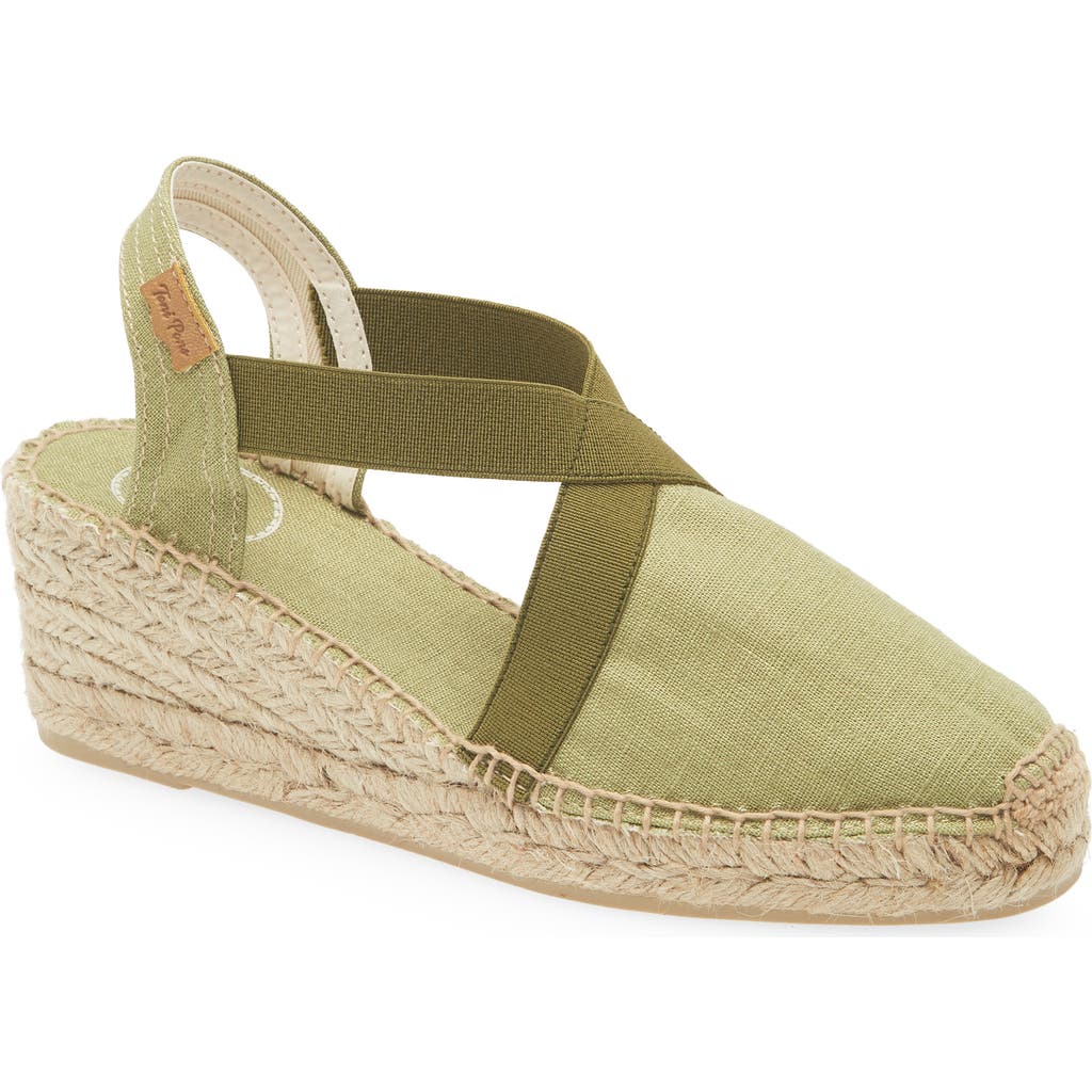 Toni Pons 'ter' Slingback Espadrille Sandal In Oliva