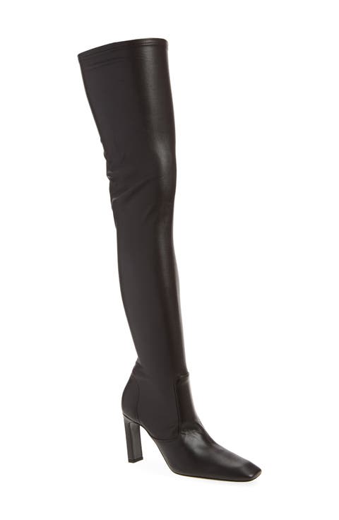 Leather Over the Knee Boot