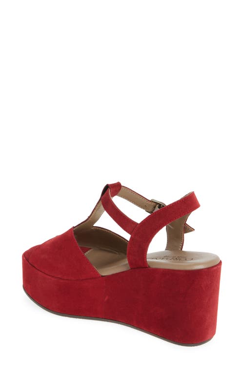 Cordani Jaycee Platform Sandal In Red