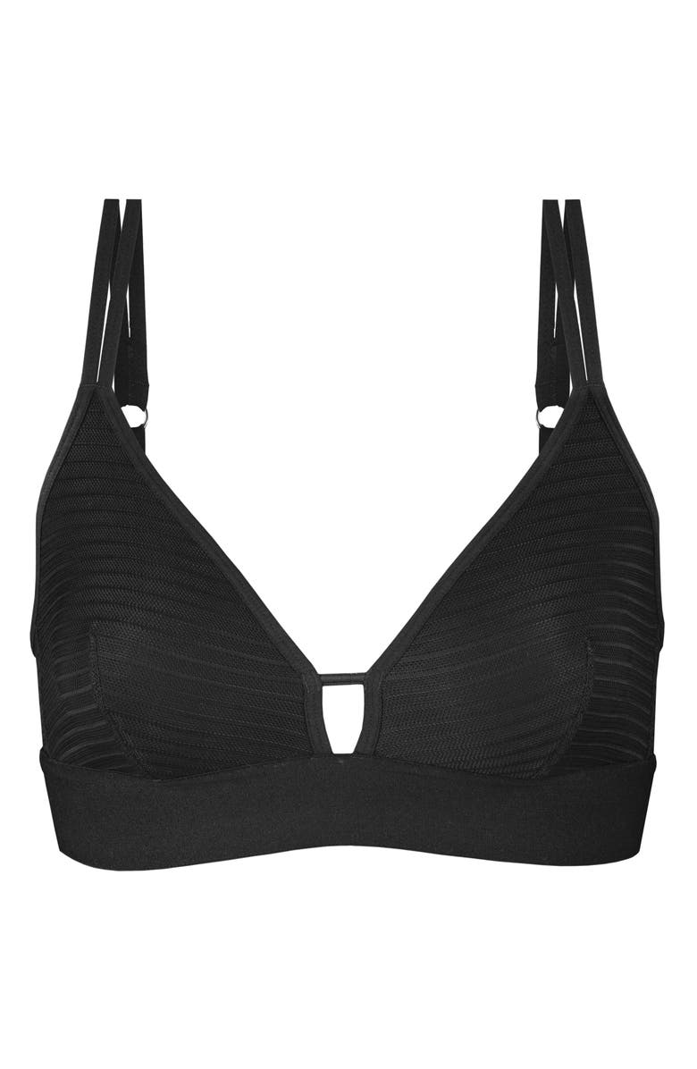 LIVELY The Stripe Mesh Bralette, Alternate, color,