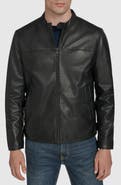 Andrew Marc Leather Racer Jacket