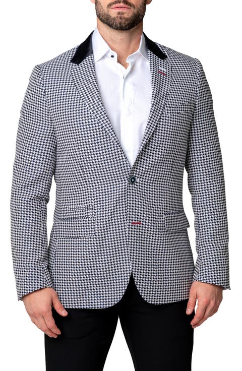 Socrate Evo Glitz Houndstooth Sport Coat