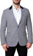 Maceoo Socrate Evo Glitz Houndstooth Sport Coat