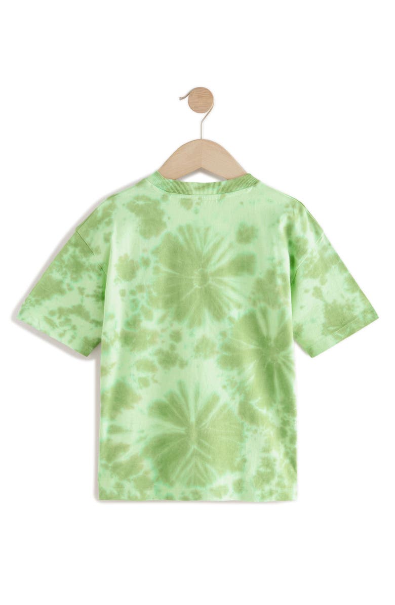 NEXT Kids' Tie Dye Shark Cotton Graphic T-Shirt, Alternate, color, Green