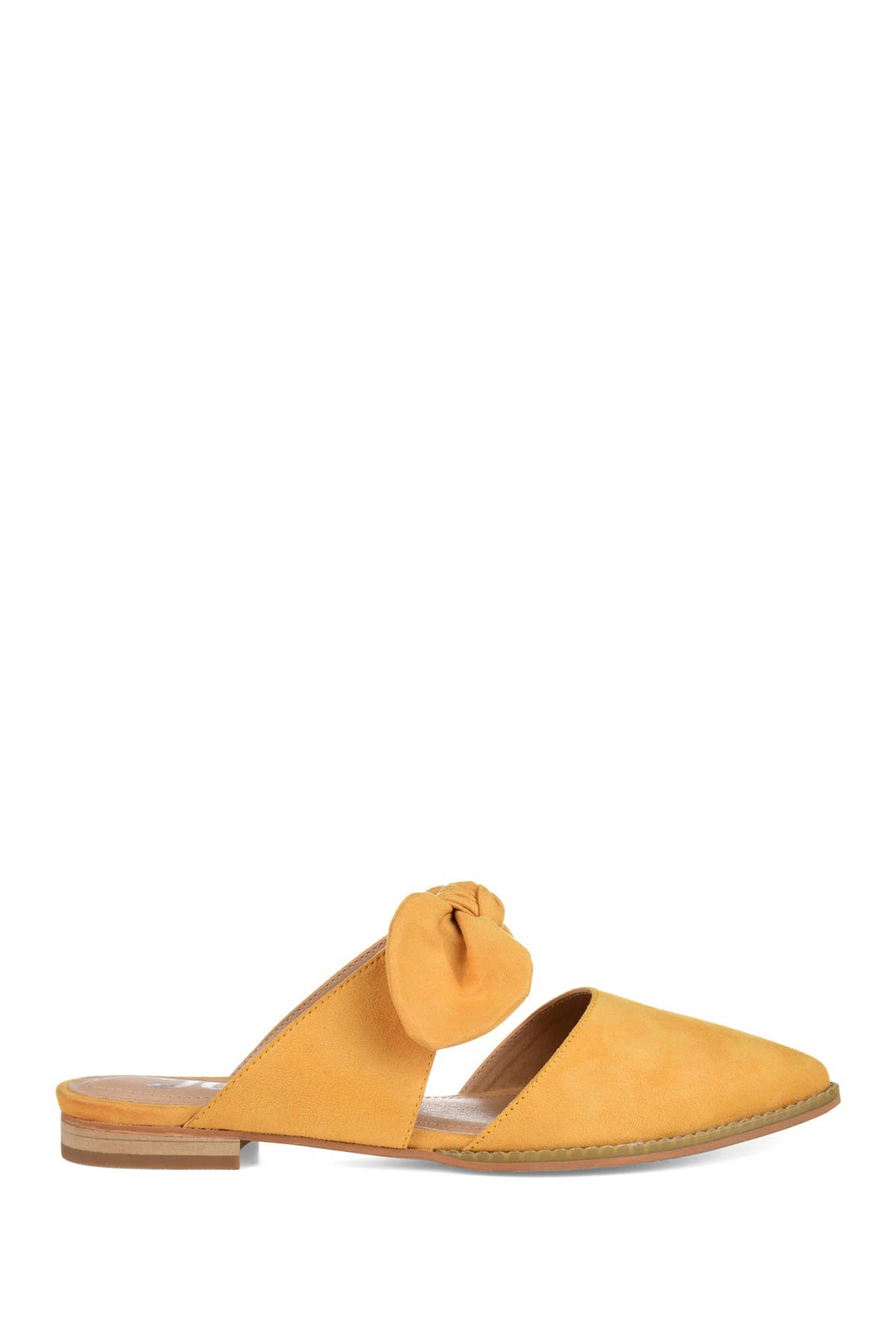 JOURNEE Telulah Bow Mule, Alternate, color, MUSTARD