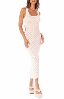 Maaji Silvy Pointelle Cover-Up Midi Dress
