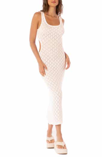 Maaji Silvy Pointelle Cover-Up Midi Dress