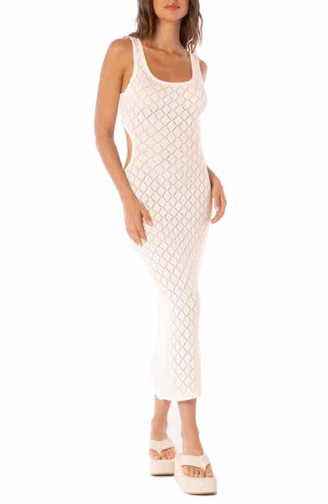Maaji Silvy Pointelle Cover-Up Midi Dress