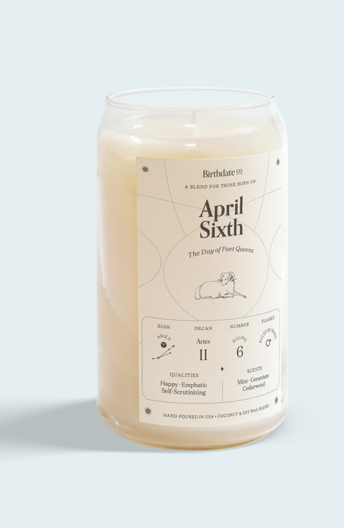 BIRTHDATE CO. BIRTHDATE CO. THE APRIL BIRTHDAY CANDLE