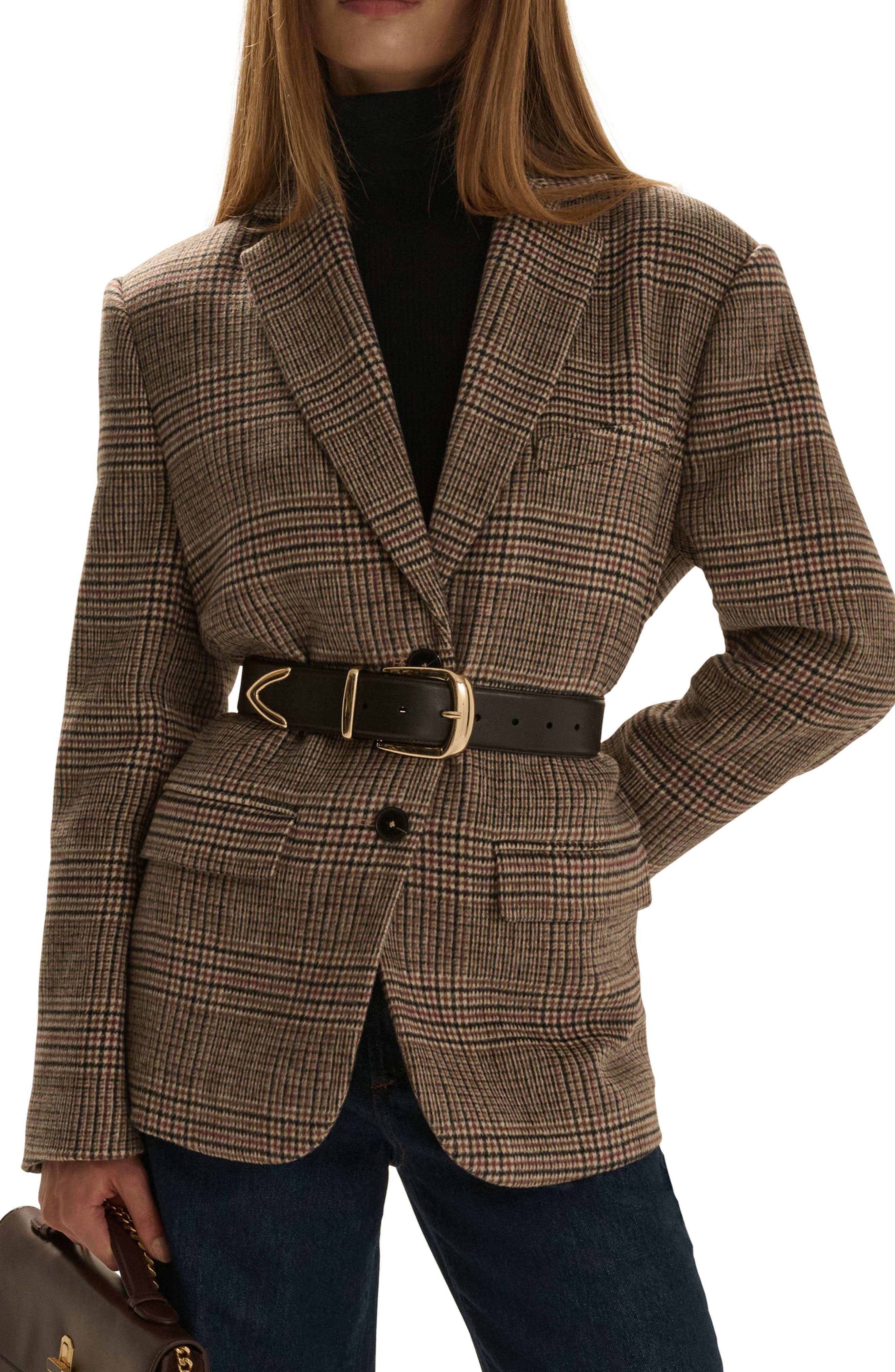 selected BROWN GLEN PLAID