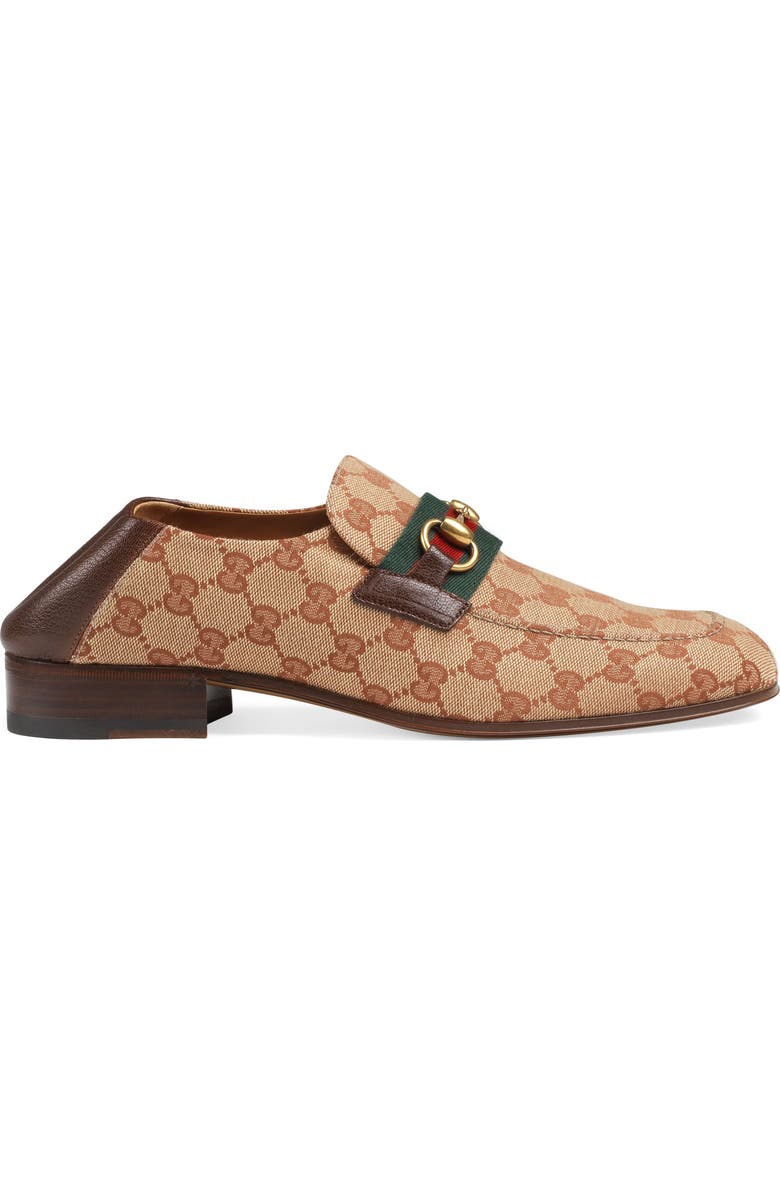 Gucci Horsebit Collapsible Leather Loafer, Alternate, color,