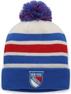 FANATICS Men's Fanatics Cream/Blue New York Rangers 2026 NHL Winter Classic Cuffed Pom Knit Hat