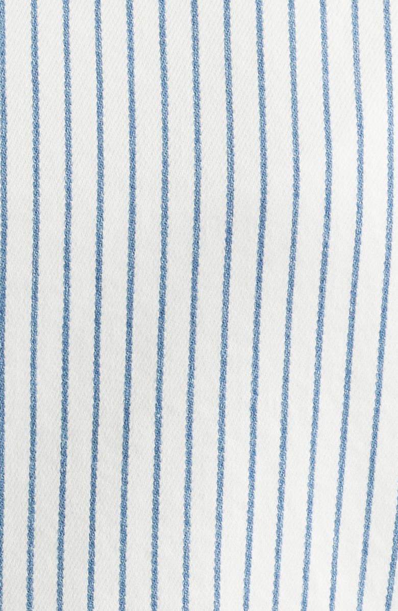 KOBI HALPERIN Cera Stripe Stretch Cotton Twill Double Breasted Jacket, Alternate, color, Ivory Multi