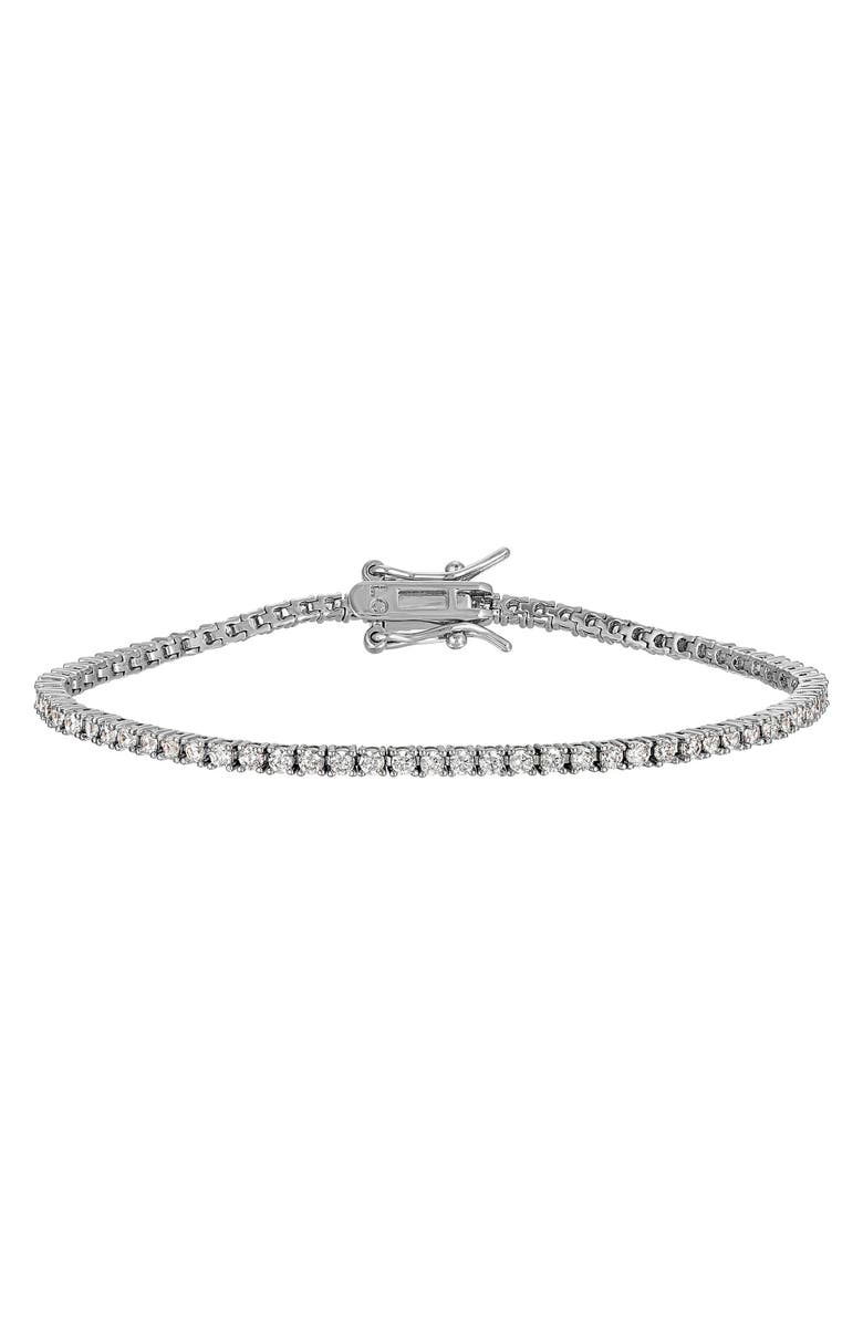 LILI CLASPE Amina Cubic Zirconia Tennis Anklet, Main, color,