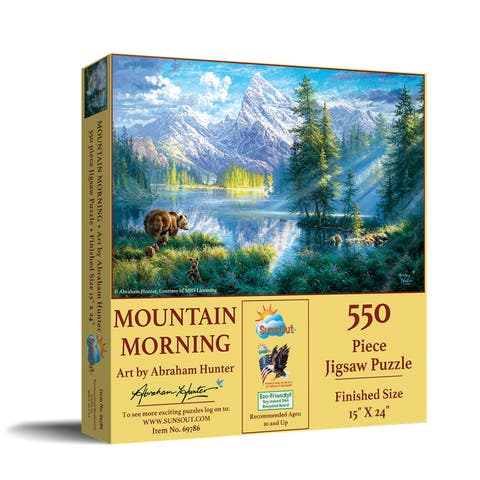 Mountain Morning 550 piece Jigsaw Puzzle for Adults