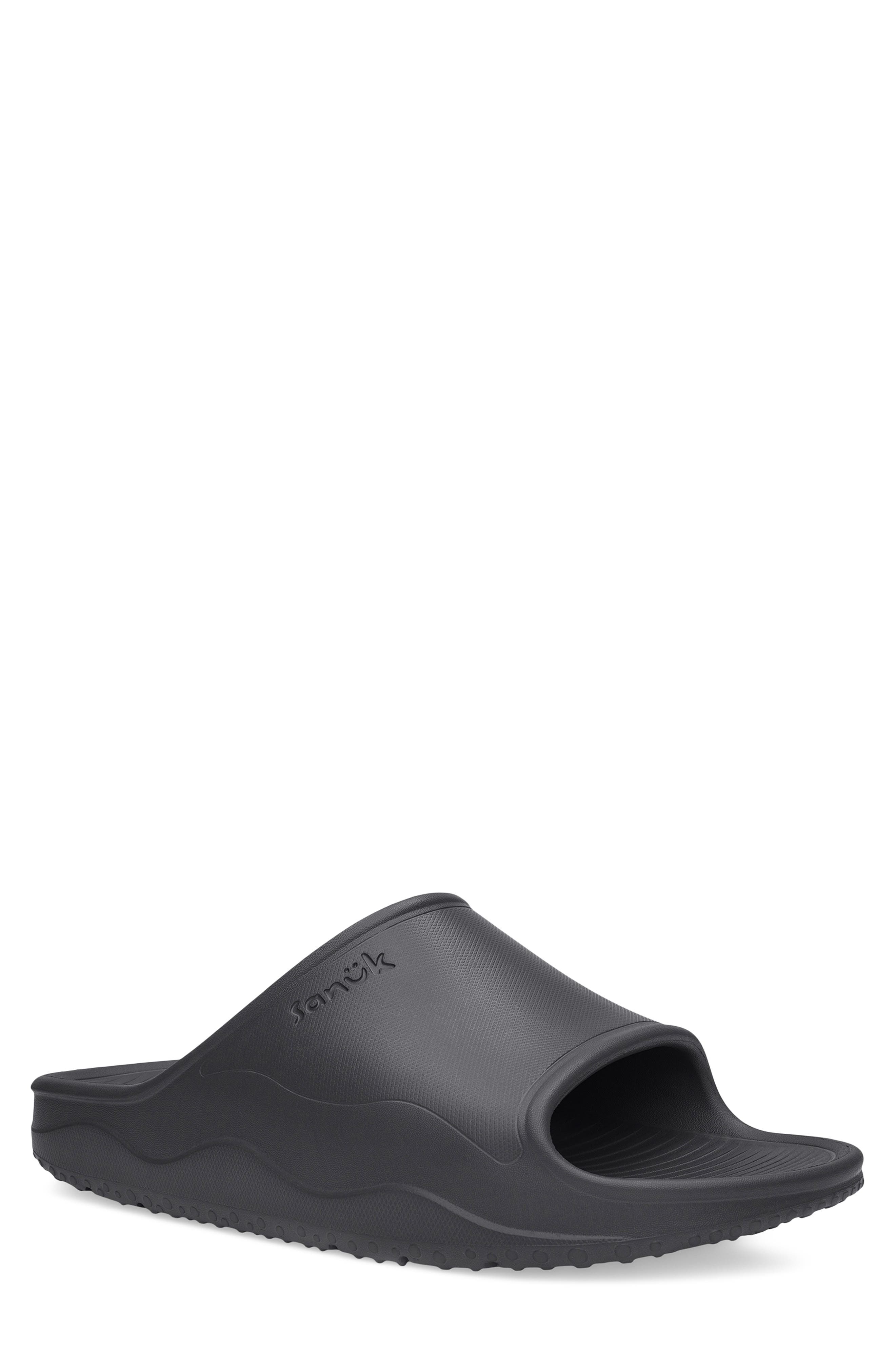 Beer Foamie Slide, Main, color, GREY