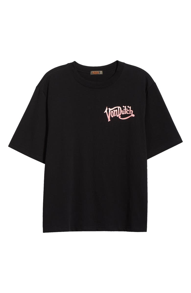 Von Dutch Graphic Logo T-Shirt, Alternate, color, Jet Black