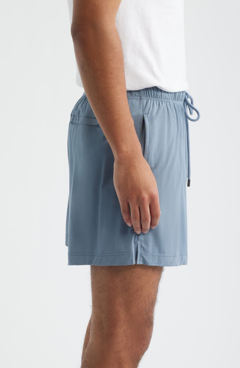 Daniel Buchler Modal Blend Pajama Shorts, Alternate, color, Air Force Blue Stripe