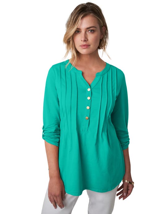 Stretch Pleated Tunic (Plus)