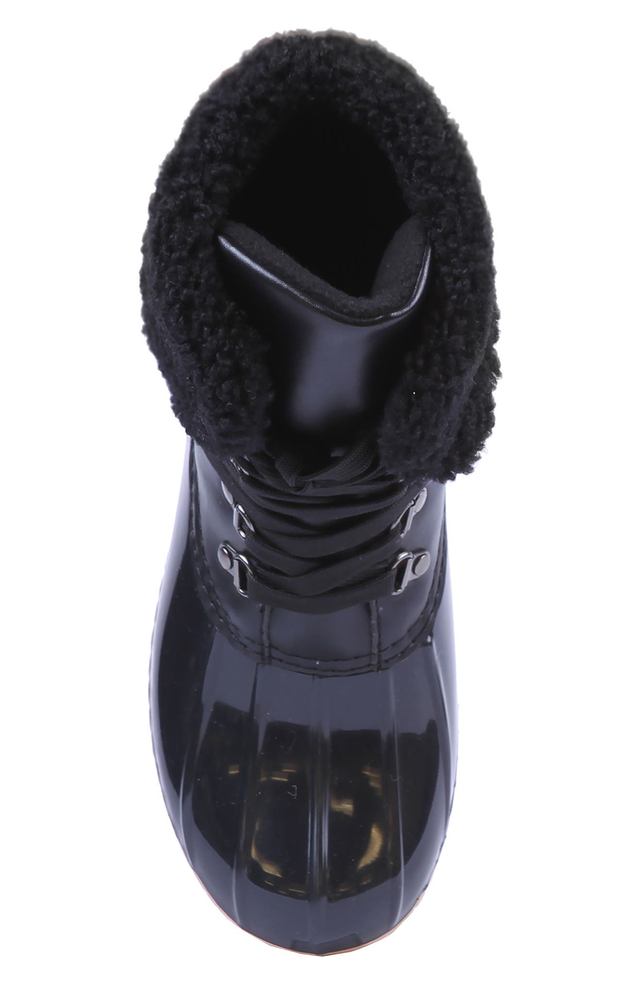 DV by Dolce Vita DV DOLCE VITA Faux Shearling Trim Duck Boot, Alternate, color, 