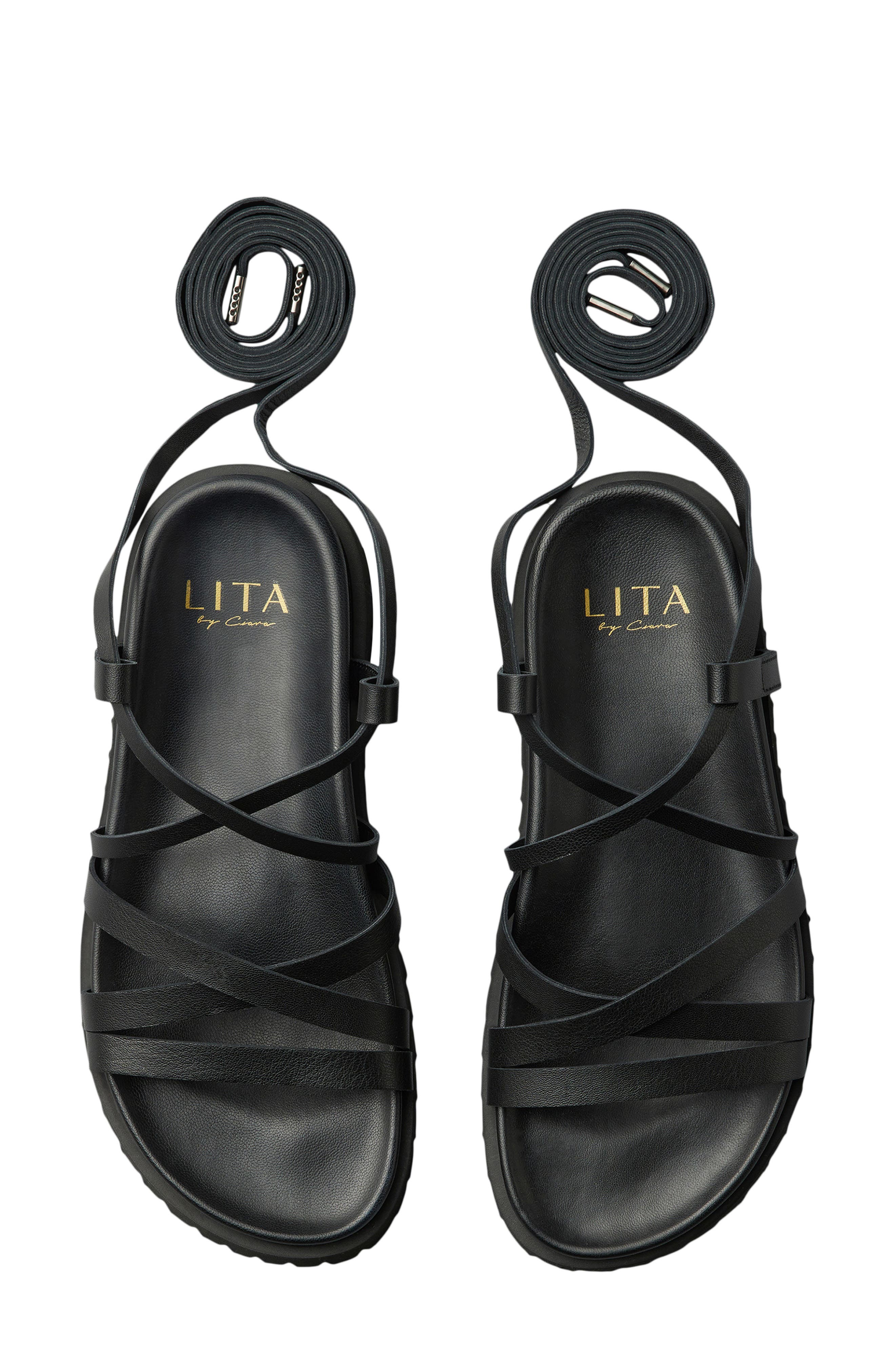 LITA by Ciara Lug Gladiator Sandal, Alternate, color, 