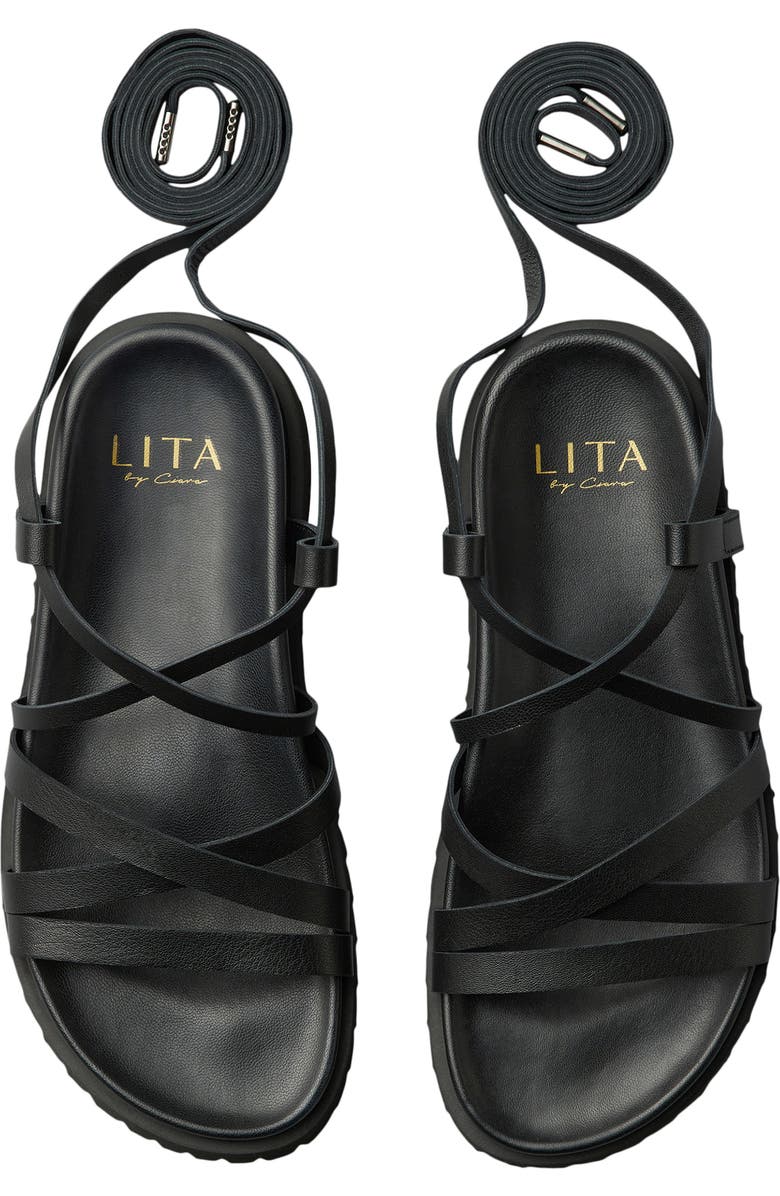 LITA by Ciara Lug Gladiator Sandal, Alternate, color,