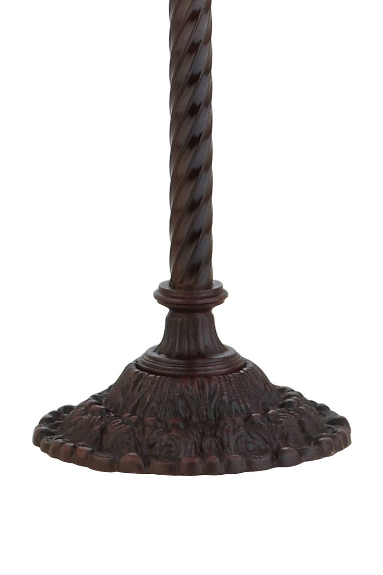 Dragonfly Tiffany-Style 71" Torchiere LED Floor Lamp, Alternate, color, Chestnut