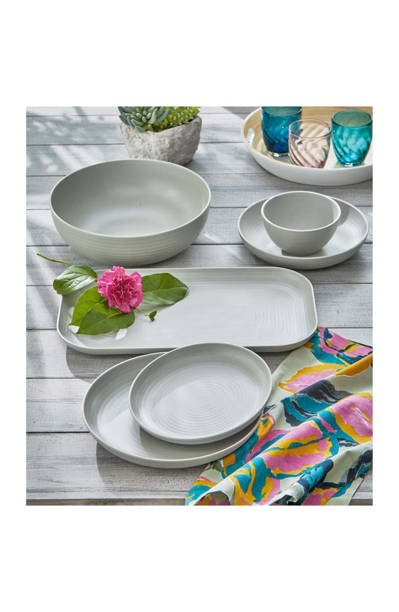 tag Light Gray Brooklyn Melamine Butter Bread Plate Dishwasher Safe, Alternate, color, Gray