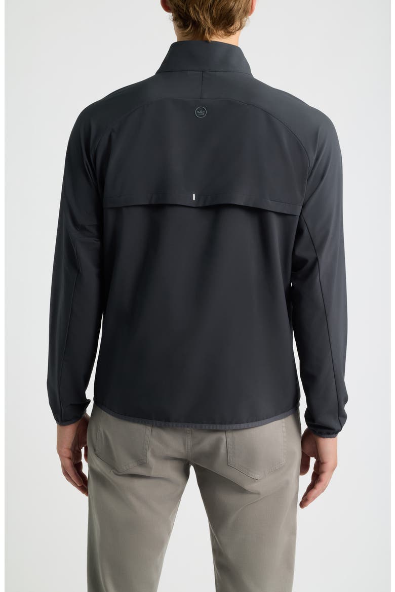 Dunes Half-Zip Performance Pullover, Alternate, color, BLACK