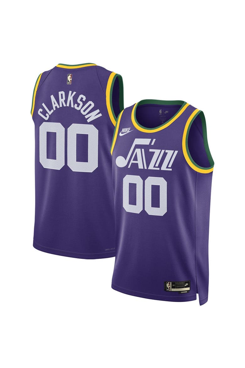 Unisex Nike Jordan Clarkson Purple Utah Jazz Swingman Replica Jersey - Classic Edition, Alternate, color, Purple