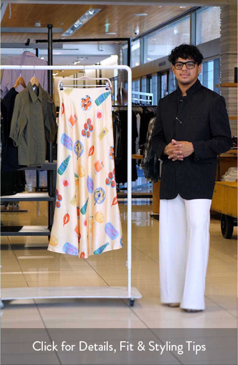 Kinsey Satin Maxi Skirt, sales video thumbnail