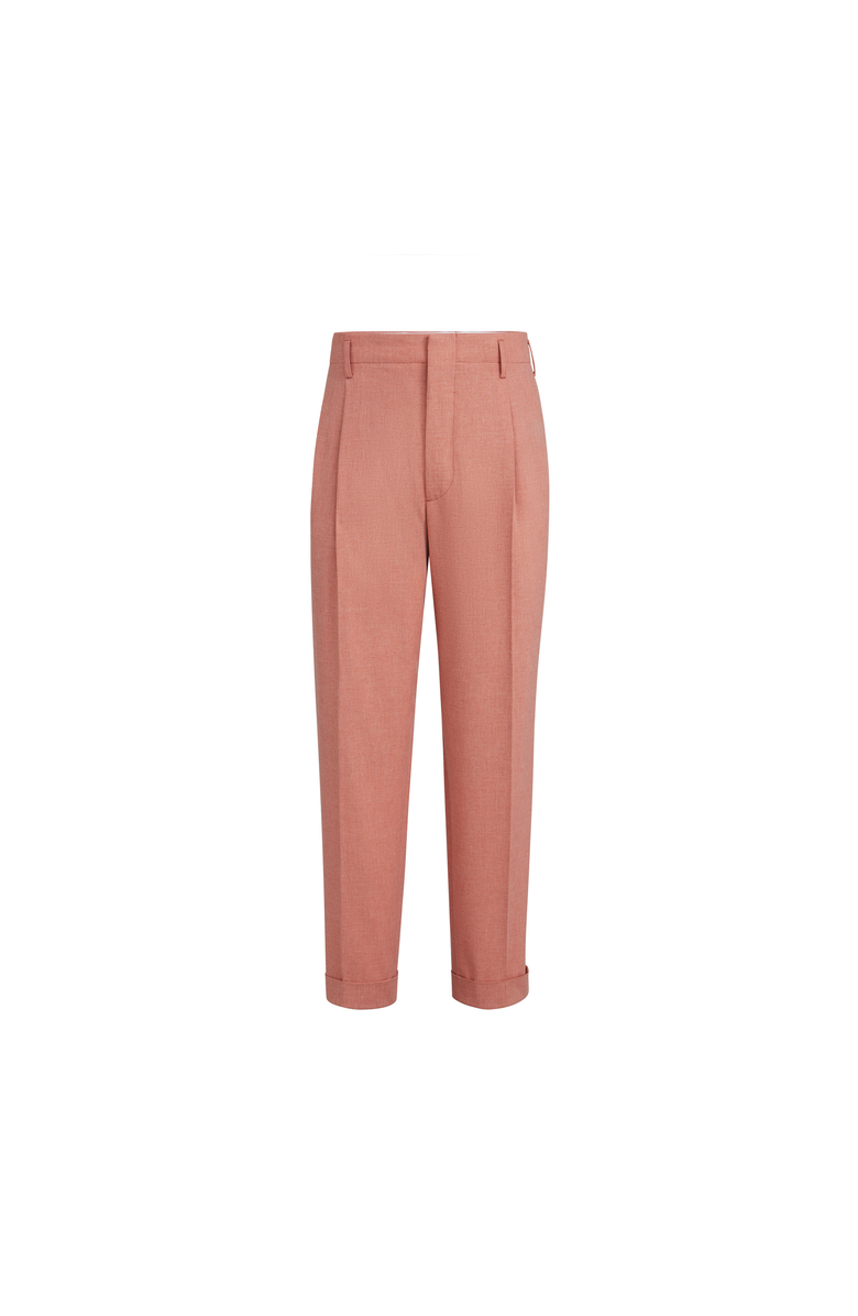 Brunello Cucinelli Double pleated trousers, Main, color, Apricot