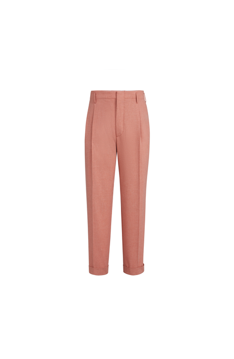 Double pleated trousers