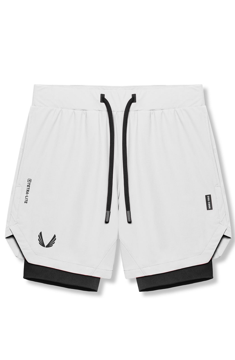 ASRV Tetra-Lite 7" Liner Short, Alternate, color, White Wings / Black