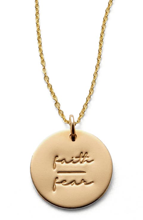 Pause Collection Disc Necklace