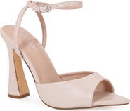 BERNESS Huburta Ankle Strap Sculpted Stiletto Sandal