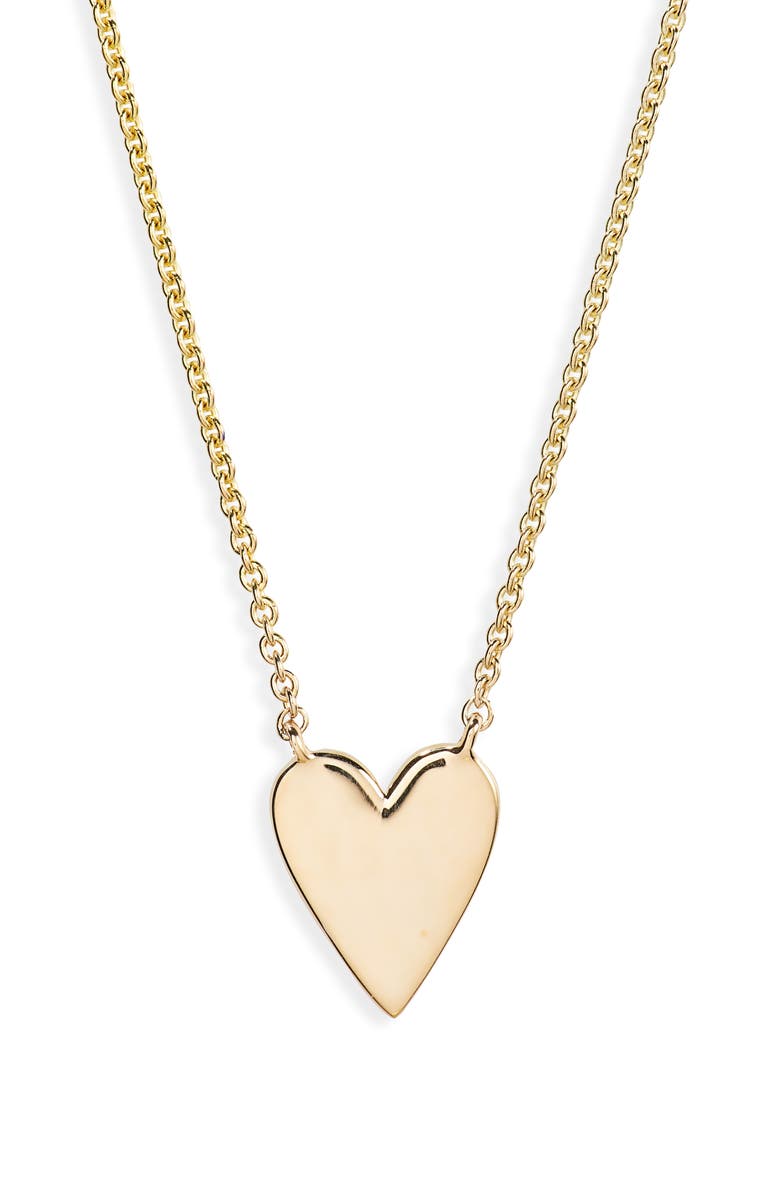 Dana Rebecca Designs DRD Heart Necklace, Main, color, 