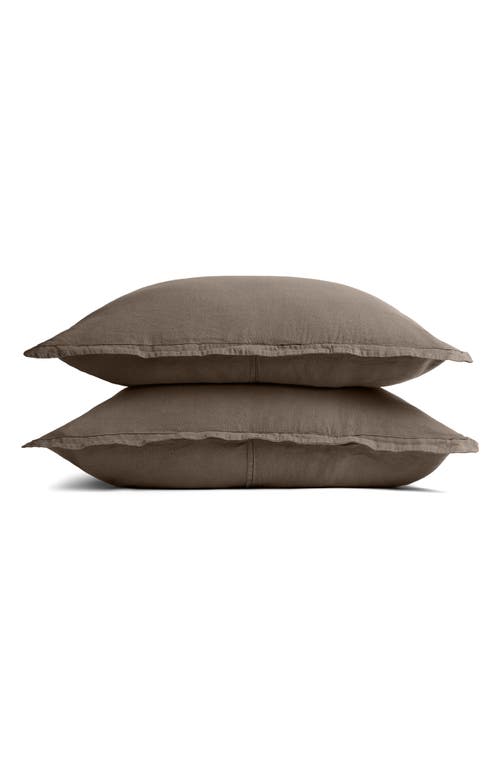 Parachute Heirloom Pillow Shams In Brown