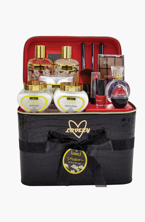 Jasmine Premium 30pc Home Spa & Makeup Set