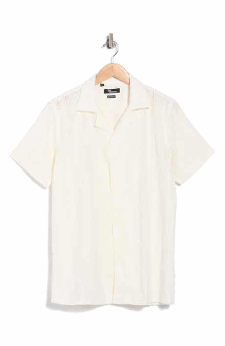 T.R. PREMIUM Modern Fit Textured Camp Shirt