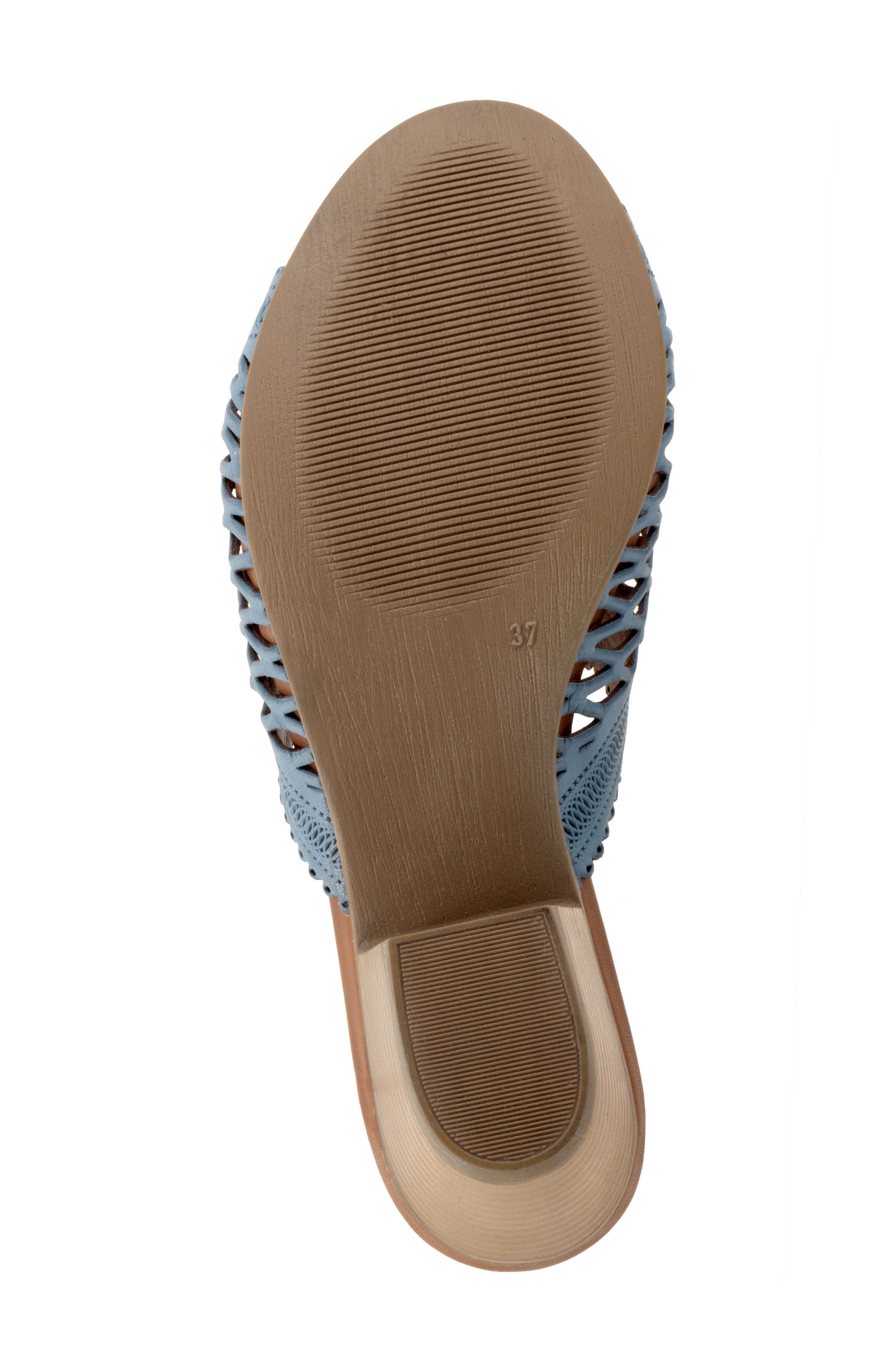 Bueno Lillian Block Heel Sandal, Alternate, color, Denim