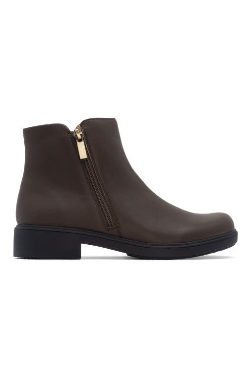 Abeo Compass Zip In Dark Brown - Metatarsal