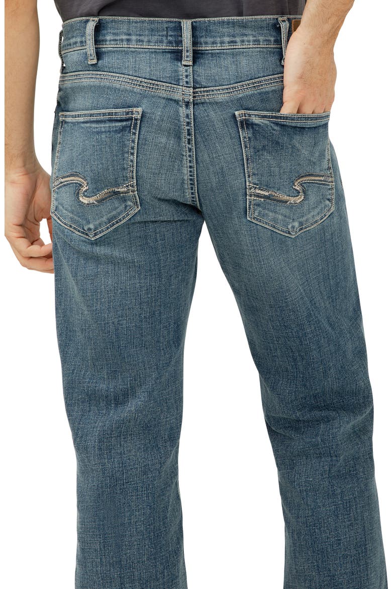 Zac Relaxed Fit Straight Leg Jeans, Alternate, color, SEQUOIA